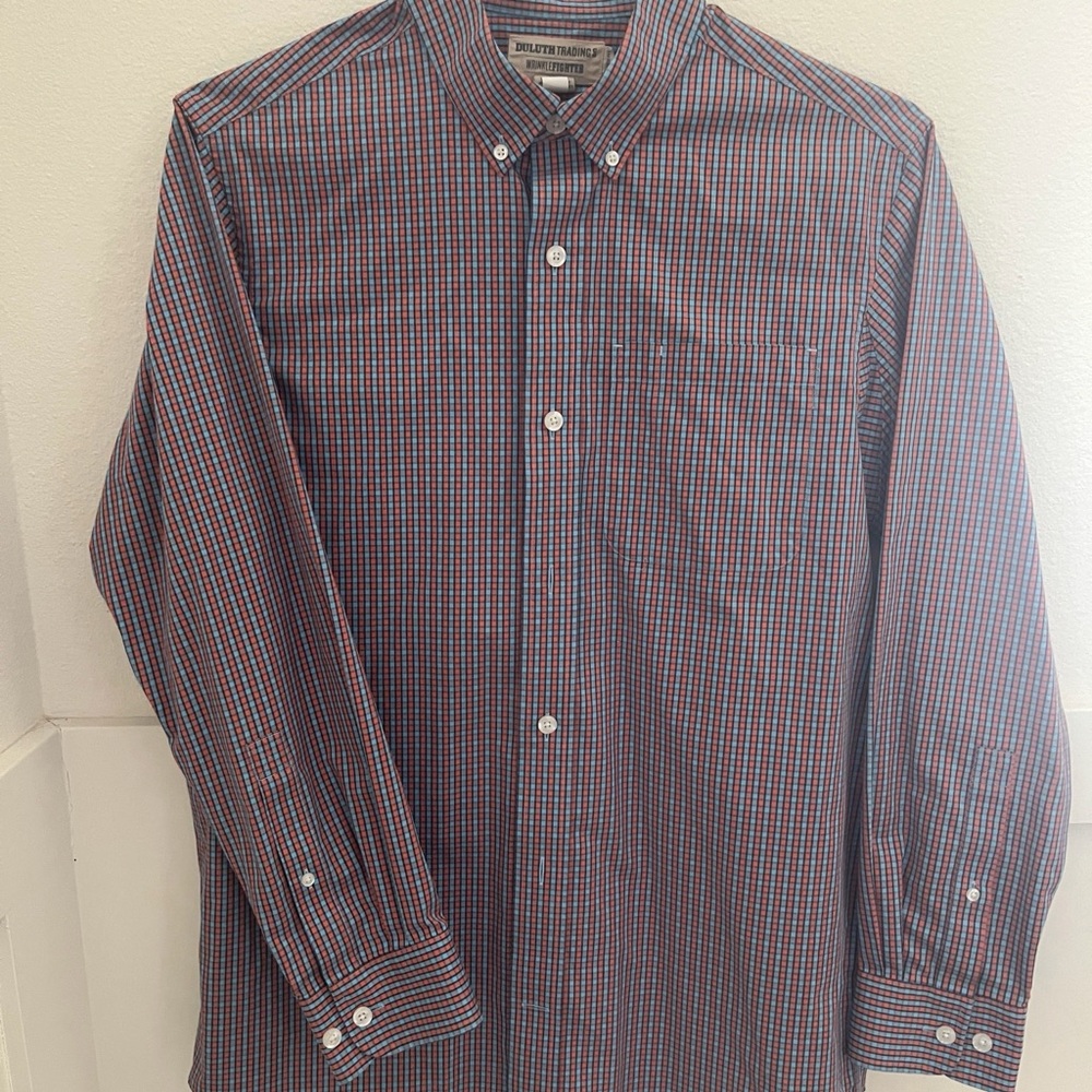 Duluth Trading Wrinkle Fighter Men’s Relaxed Fit Shirt - Small